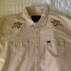 XL Howler Brothers Collectible Snap Front Cottonmouth Goucho Shirt